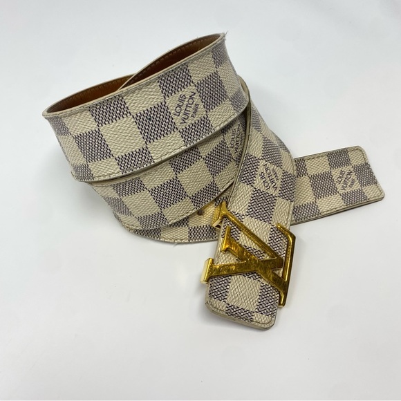 LOUIS VUITTON Damier Azur Belt Canvas Gold Buckle
M9609 95/38 main image 5